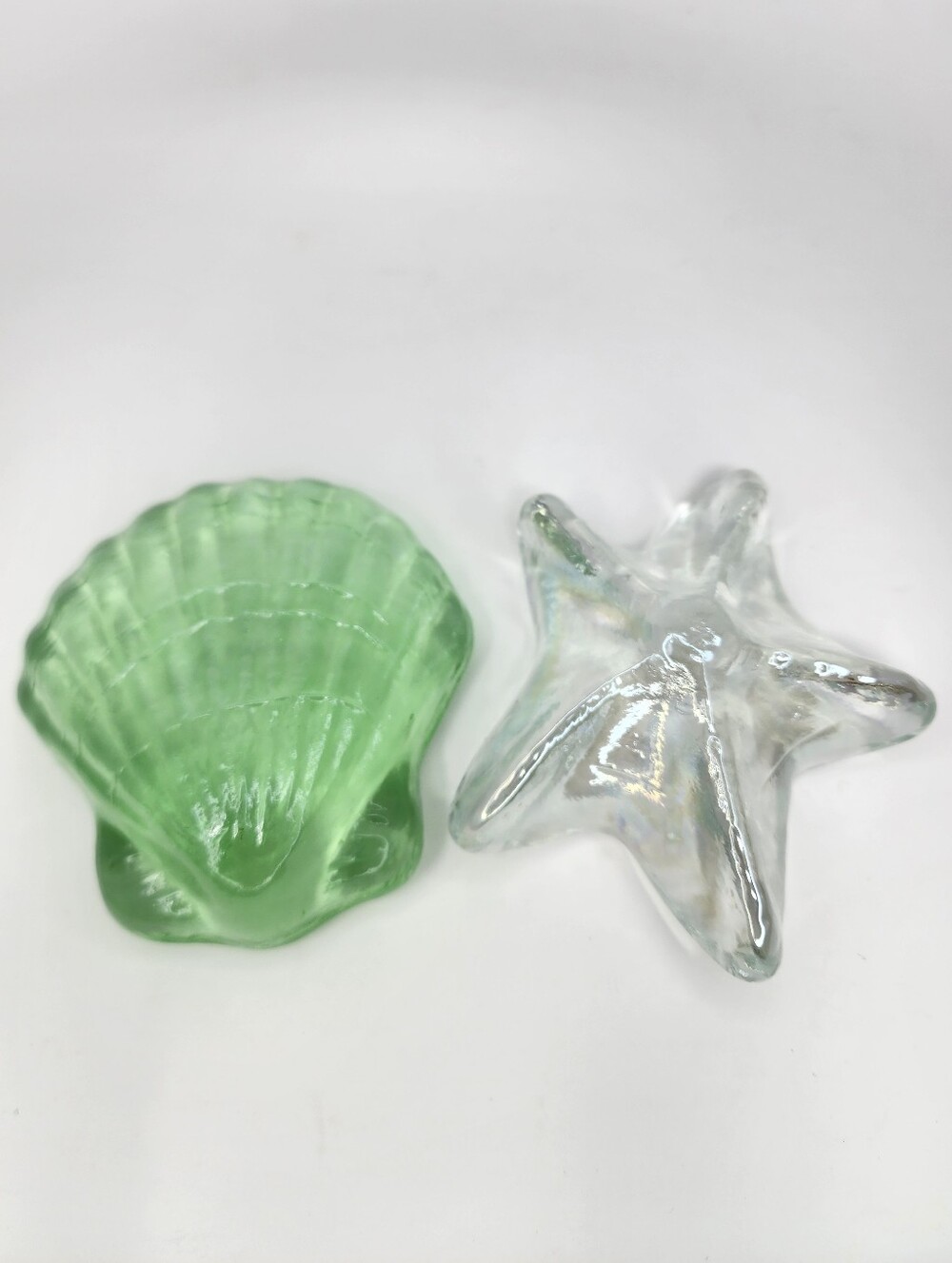 Vintage Glass Seashell and Starfish Decorative Set - Picture 4 of 8